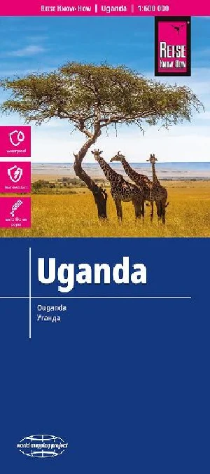Obrazek REISE KNOW-HOW LANDKARTE UGANDA