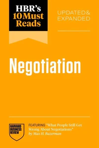 Obrazek HBR's 10 Must Reads on Negotiation, Updated and Expanded