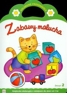 Bild von Zabawy malucha zeszyt 2 Książeczka edukacyjna z naklejkami dla dzieci od 2 lat