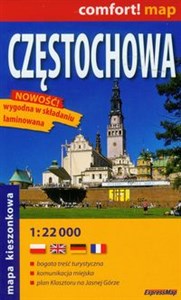 Obrazek Częstochowa plan miasta 1:22 000 wersja kieszonkowa