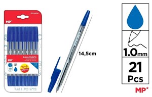 Bild von Długopis niebieski 1.0mm 21szt
