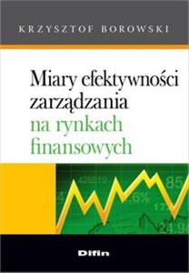 Bild von Miary efektywności zarządzania na rynkach finansowych