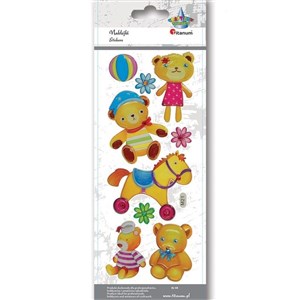 Bild von Naklejki wypukłe miękkie dla dziewczynki mix 9szt