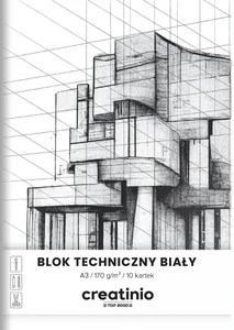 Obrazek Blok Techniczny Creatinio A3/10k - biały, 1 szt