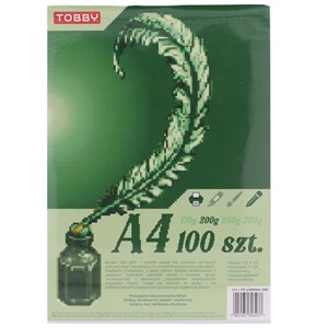 Obrazek Papier Brystol A4 100 ark.200g