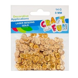 Bild von Cekiny laser 8mm złoty
