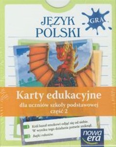 Obrazek Jezyk polski Karty edukacyjne Część 2 Szkoła podstawowa