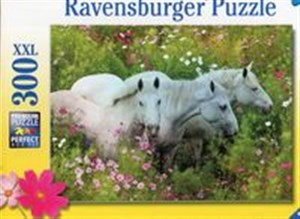 Bild von Puzzle XXL 300 Konie w kwiatach