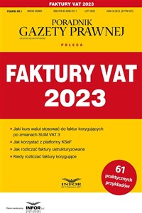 Obrazek Faktury VAT 2023. Podatki 1/2023