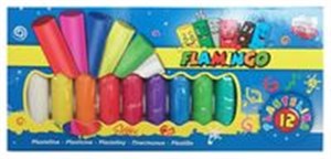 Bild von Plastelina Flamingo 12 kolorów