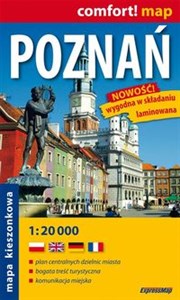 Obrazek Poznań plan miasta 1:20 000 wersja kieszonkowa