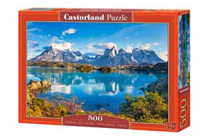 Obrazek Puzzle 500 Torres Del Paine, Patagonia, Chile
