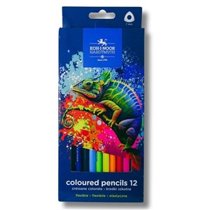 Obrazek Kredki trójboczne 12 kolorów