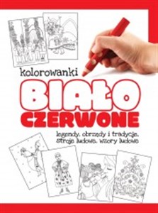 Bild von Kolorowanki biało-czerwone Część 1 Legendy, obrzędy i tradycje, stroje ludowe, wzory ludowe