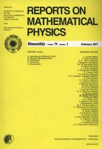 Obrazek Reports on Mathematical Physics 62/3
