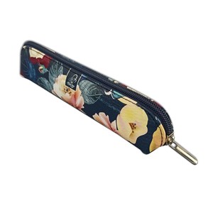 Obrazek Piórnik mini etui żółte kwiatki BB220023