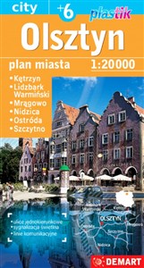 Bild von Plan miasta Olsztyn +6 1:20 000 w.2023