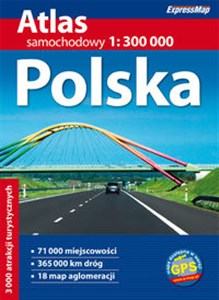 Obrazek Polska atlas samochodowy 1:300 000