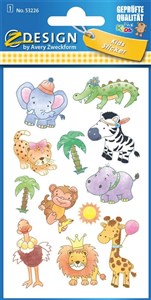 Obrazek Naklejki papierowe błyszczące - Safari