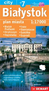 Obrazek Plan miasta Białystok +7 1:17 000 w.2023