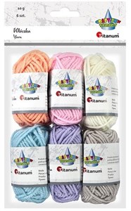 Obrazek Włóczka pastelowa 6 kolorów