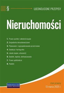 Obrazek Nieruchomości - ujednolicone przepisy