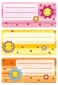 Obrazek Naklejki szkolne - Słoneczko 9szt