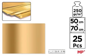 Bild von Brystol metaliczny złoty 50x70cm 25szt