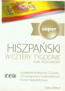 Obrazek Hiszpański w 4 tygodnie Kurs podstawowy + CD