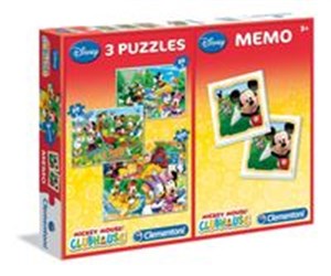 Obrazek Puzzle 2x20 + 100 + Memo Myszka Miki