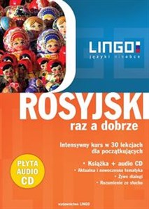 Obrazek Rosyjski raz a dobrze + CD Intensywny kurs w 30 lekcjach dla początkujących