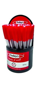 Bild von Długopis Today's Trix czerwony (30szt)