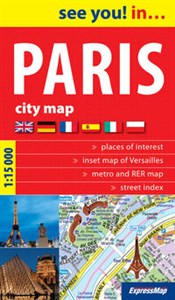 Obrazek Paris City map 1:15 000