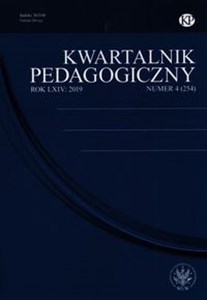 Obrazek Kwartalnik Pedagogiczzny 2019/4