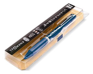 Bild von Cienkopis kulkowy 3w1 czarny + czerwony + ołówek