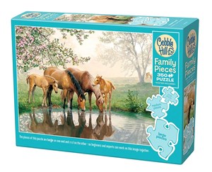 Bild von Puzzle 350 Rodzina koni G3