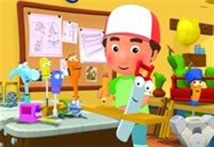 Obrazek Puzzle dwustronne Maniek Złota Rączka 108