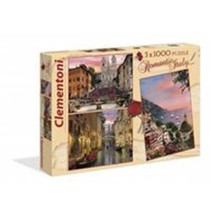 Obrazek Puzzle 3x1000 Romantyczna Italia