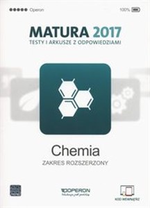 Bild von Chemia Matura 2017 Testy i arkusze Zakres rozszerzony