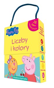 Obrazek Świnka Peppa Liczby i kolory Karty edukacyjne w pudełku z rączką