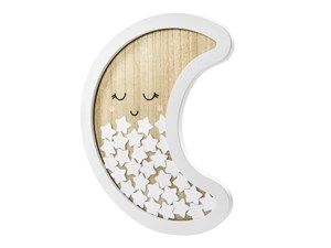 Obrazek Drewniana księga gości Księżyc 38,5x30cm