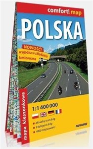 Obrazek Polska kieszonkowa laminowana mapa samochodowa 1:1 400 000