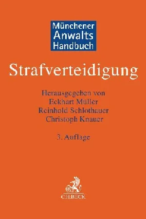 Obrazek MÜNCHENER ANWALTSHANDBUCH STRAFVERTEIDIGUNG