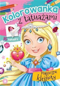 Obrazek Kolorowanka z tatuażami Magiczne klejnoty