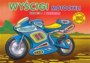 Bild von Wyścigi motocykli Koloruj i naklejaj