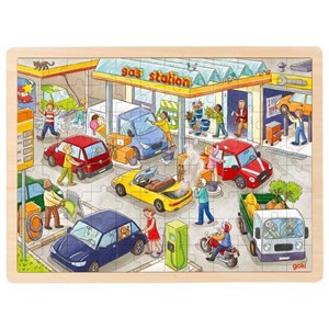 Bild von Puzzle Stacja benzynowa, 96 elementów, Goki