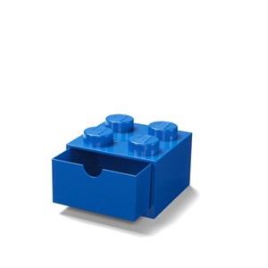 Bild von LEGO(R) pojemnik klocek z szufladą czwórka niebieski