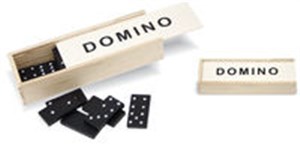 Obrazek Domino w drewnianym pudełku