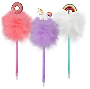 Obrazek Długopis z pomponem mix