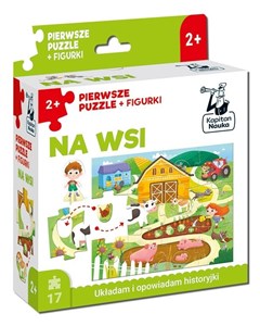 Obrazek Na wsi Pierwsze puzzle + figurki